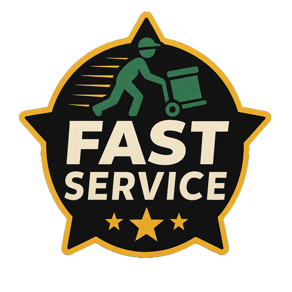 Fast Junk Removal Service Badge